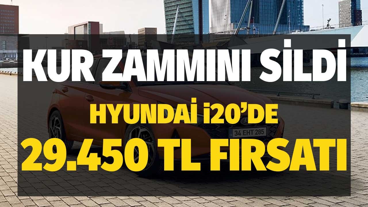 Kur Zammını Sildi! Hyundai i20'de 29.450 TL'lik Aralık Fırsatı