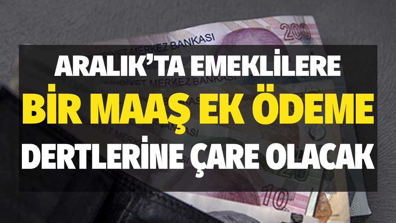 Aralık'ta Emeklilere Bir Maaş Ek Ödeme! Dertlerine Çare Olacak Zam Akbank'ta