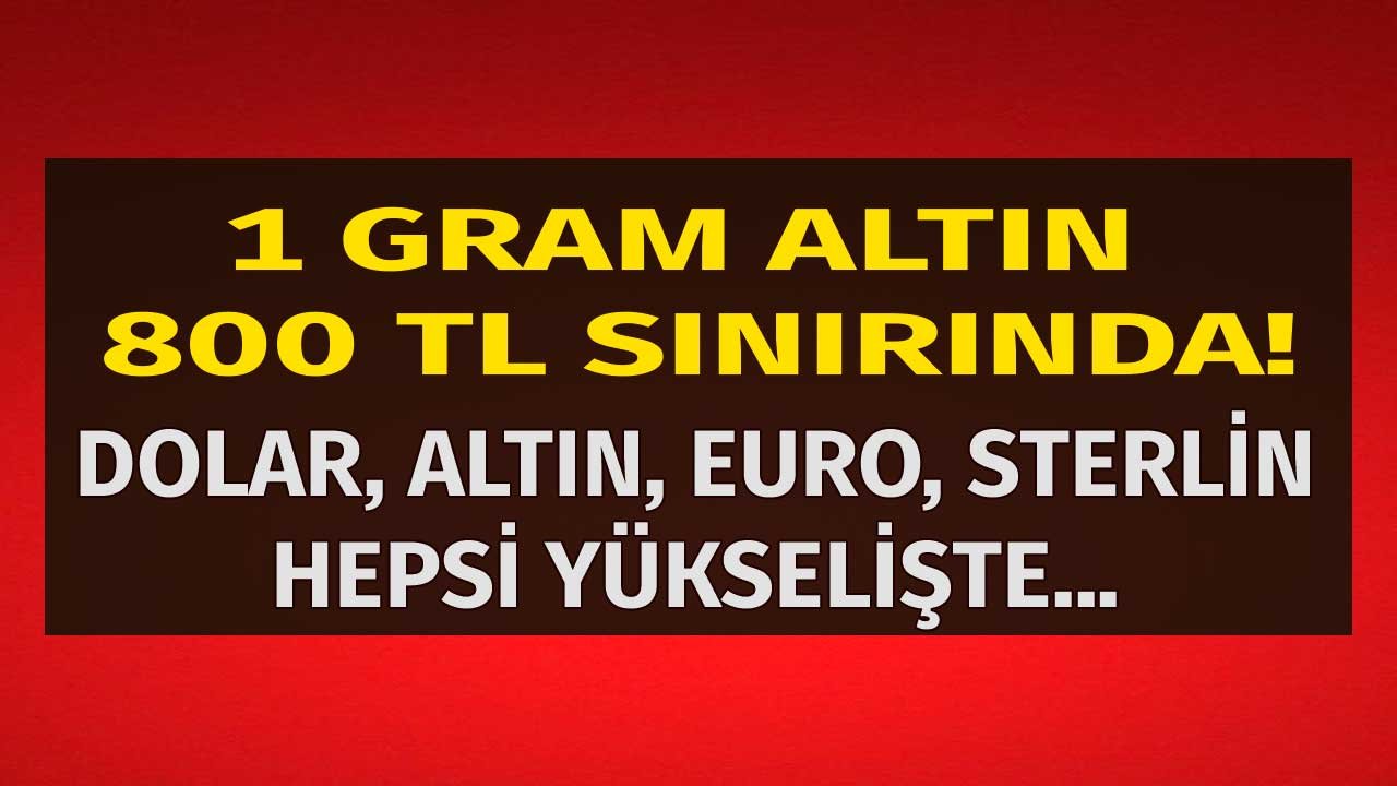 Dolar, Euro, Sterlin ve Altın Fiyatları Yeni Haftaya Yükselişle Başladı! 6 Aralık Pazartesi Açılış Fiyatları Geldi