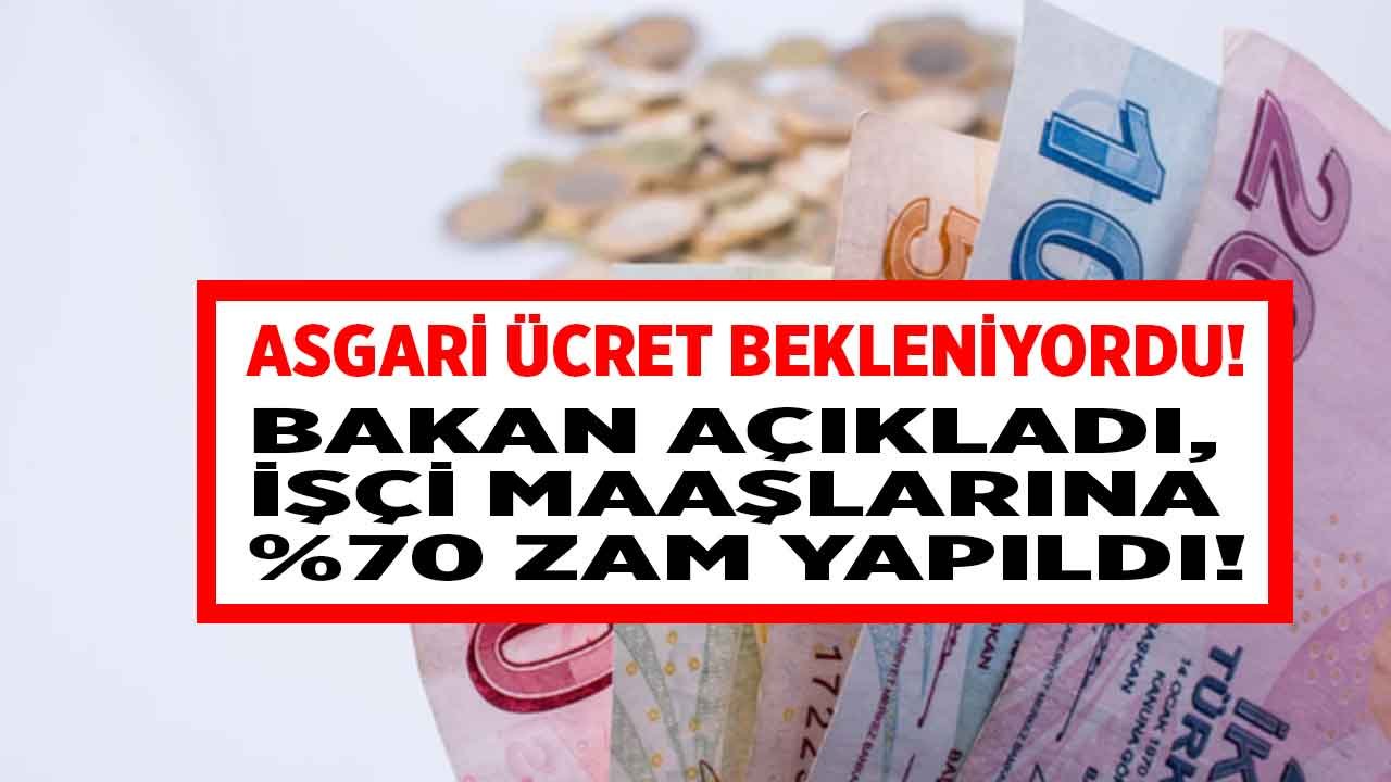 2022 Asgari Ücret Zam Oranı Beklenirken Kamu İşçilerine Yüzde 70 Zam Müjdesi Geldi!