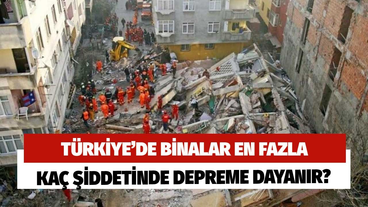 Türkiye'de Binalar Kaç Büyüklüğündeki Depreme Dayanırlar? Eski Yapılar için Risk Büyük