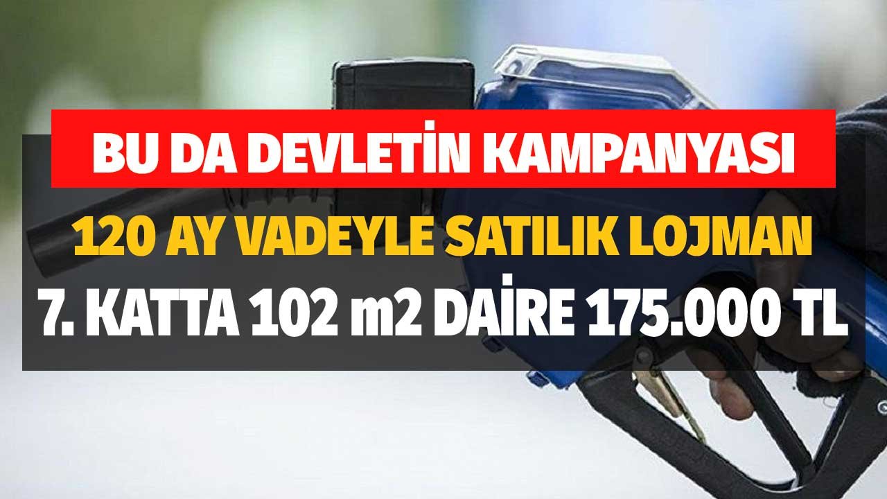 Bu Da Devletin Kampanyası! 120 Ay Vadeyle Satılık Lojman! 7. Katta 102 m2 Daire 175.000 TL