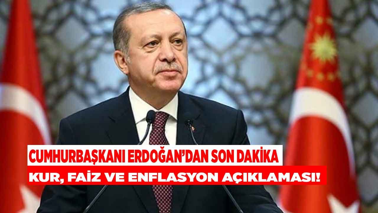 Cumhurbaşkanı Erdoğan'dan Katar Dönüşü Uçakta Son Dakika Dolar, Faiz İndirimi ve Enflasyon Açıklaması Geldi!