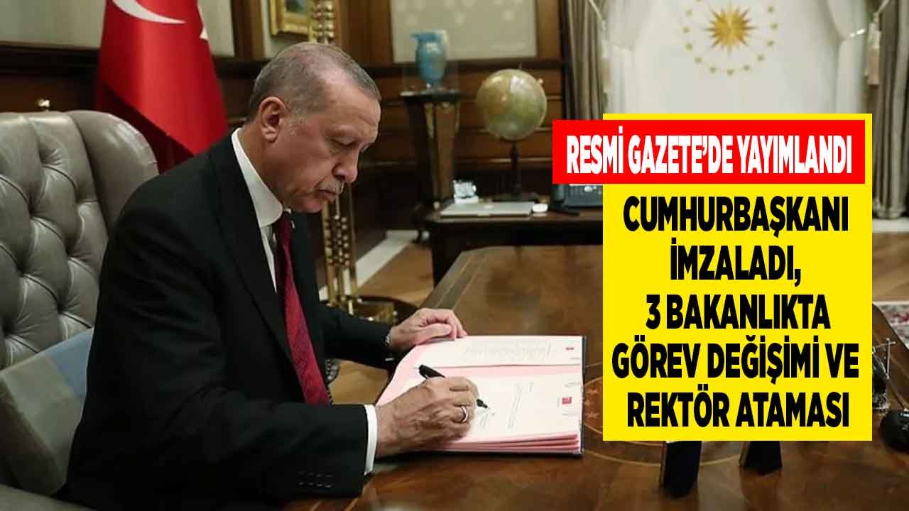 11 Aralık Tarihli Atama Kararnamesi! İşte Cumhurbaşkanı Kararı İle Görevden Alınan ve Atanan Yeni İsimler