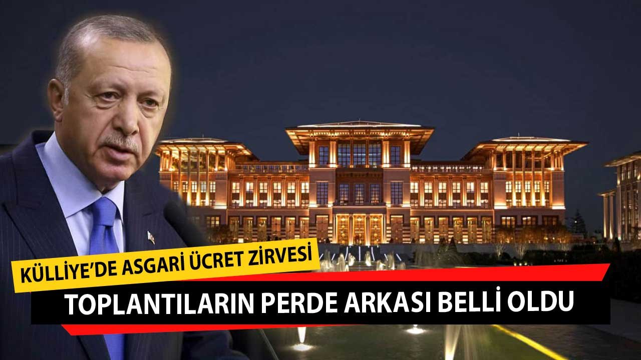 Asgari Ücrete Külliye Ayarı! Toplantıların Perde Arkası Belli Oldu O Rakam Üzerinden Cumhurbaşkanı Erdoğan'a Sunacaklar