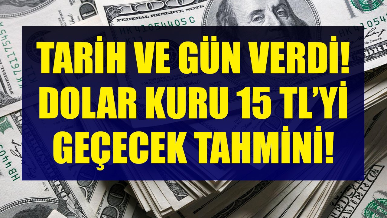 Dolar Kuru Elini Kolunu Sallaya Sallaya 15 TL'yi Geçer Diyen Ekonomist Remzi Özdemir Net Tarih Ve Gün Verdi!
