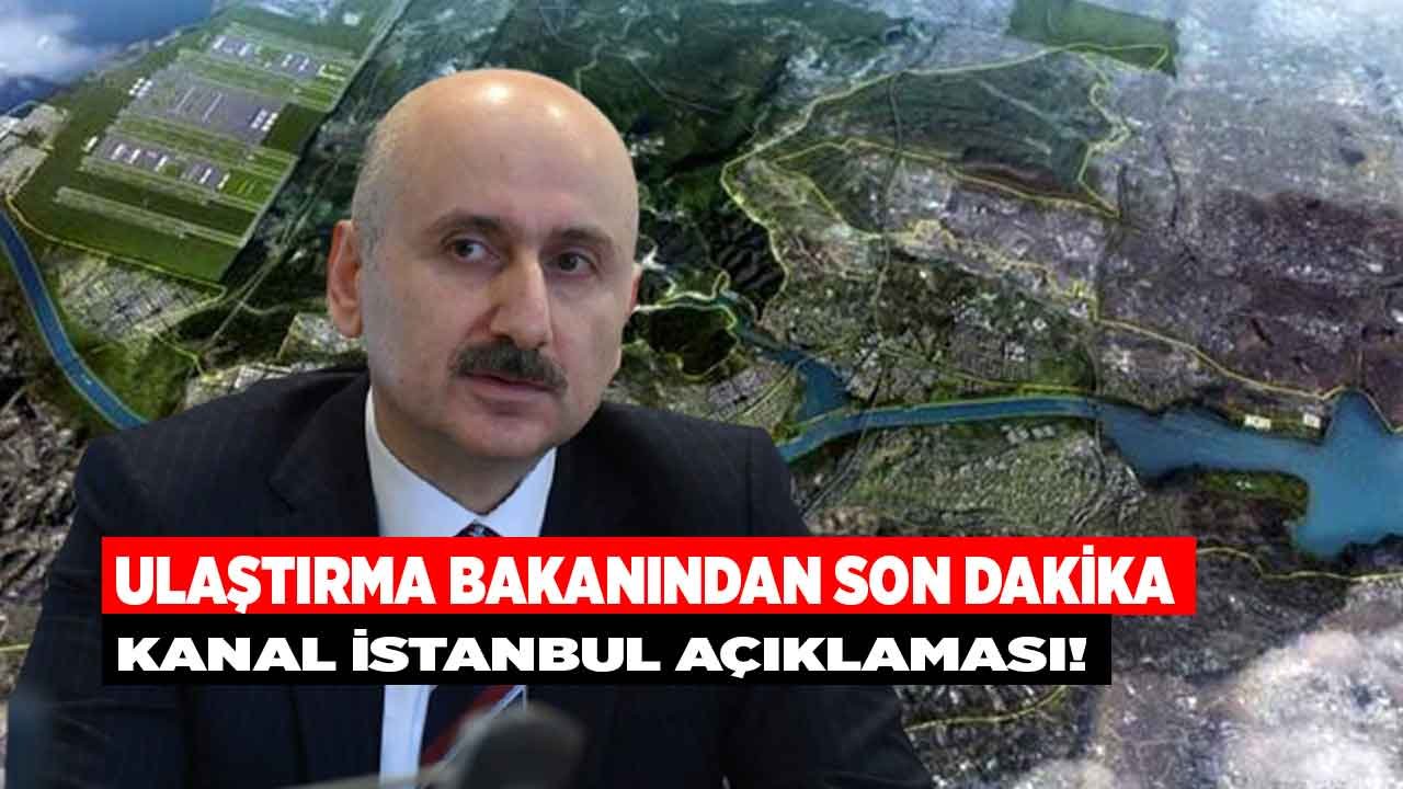 Bakan'dan Kanal İstanbul Açıklaması: Alternatif Finansman Modelleri Üzerinde Çalışılıyor!