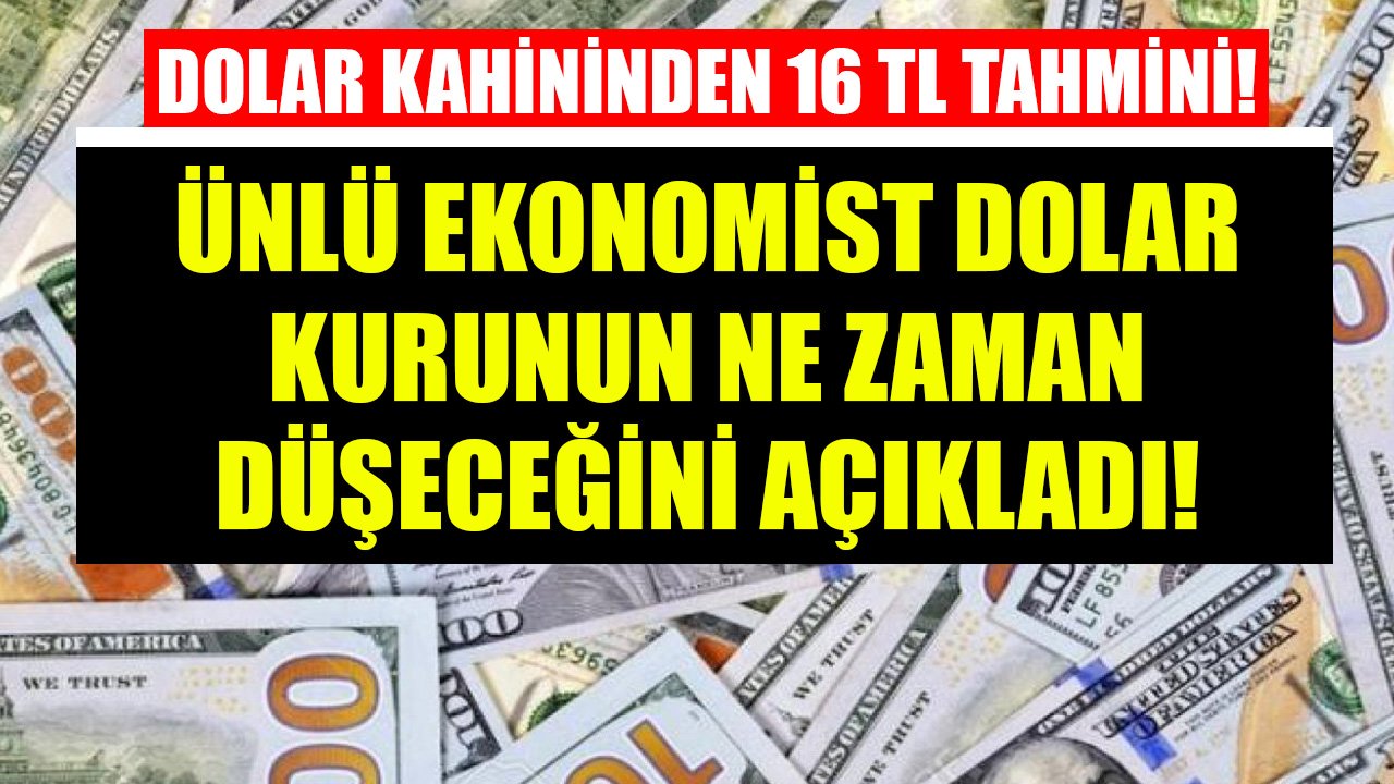 Dolar İçin 16 TL Tahmini Yapan Döviz Kahini Remzi Özdemir Dolar Kurunun Ne Zaman Düşeceğini Açıkladı!