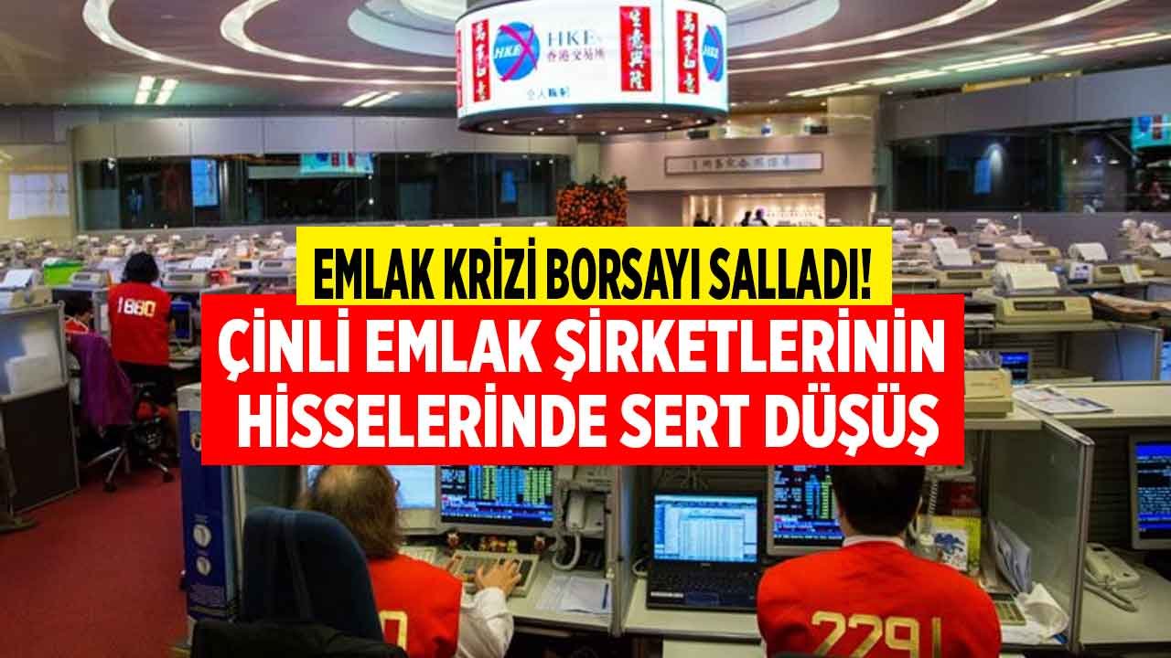 Borç Krizindeki Çinli Emlak Şirketlerinin Hisseleri Eriyor!