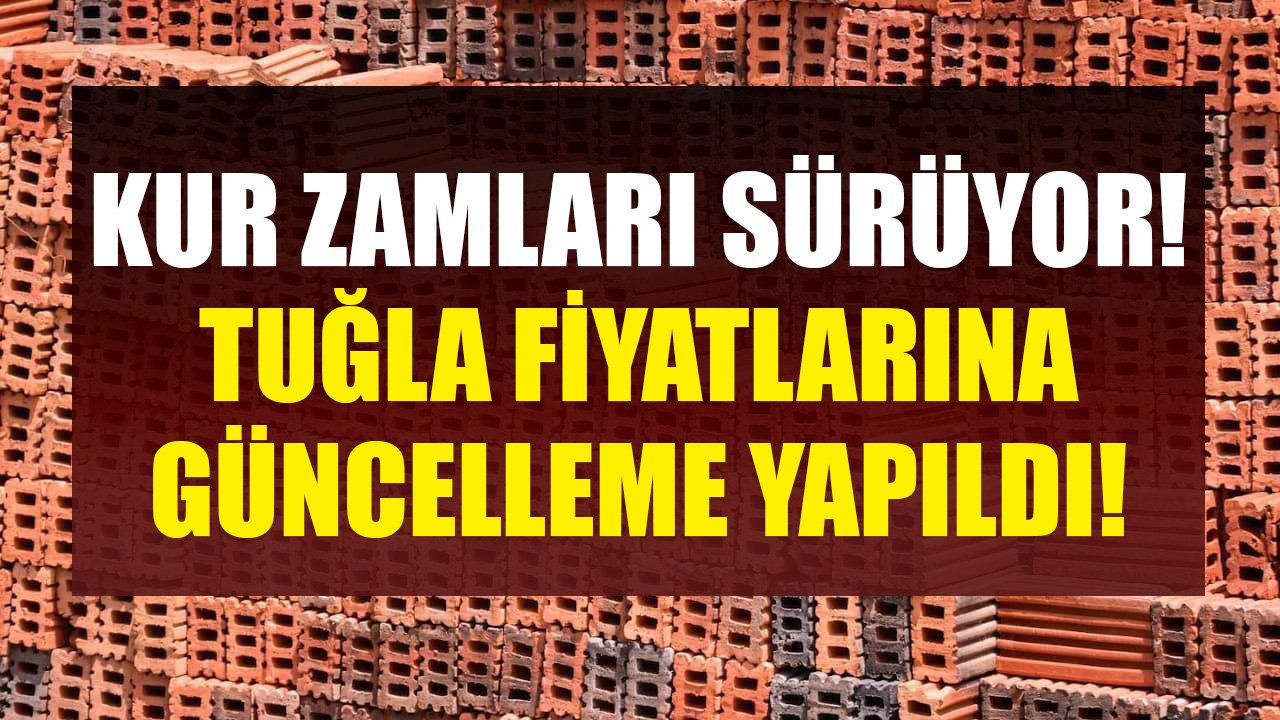 İnşaat Yapı Malzemelerine Kur Zamları Devam Ediyor! Aralık 2021 Tuğla Fiyatları Güncellendi!