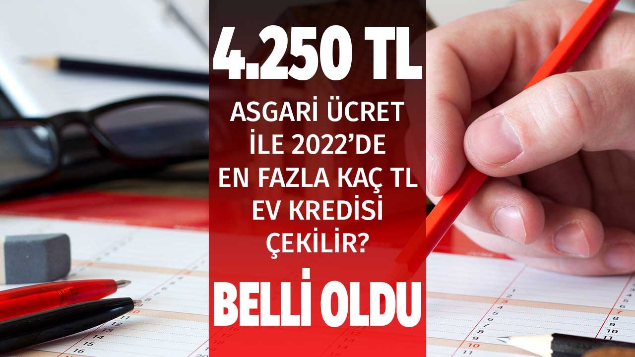 4.250 TL Asgari Ücret ile 2022'de En Fazla Ne Kadar Kredisi Çekilebilecek?