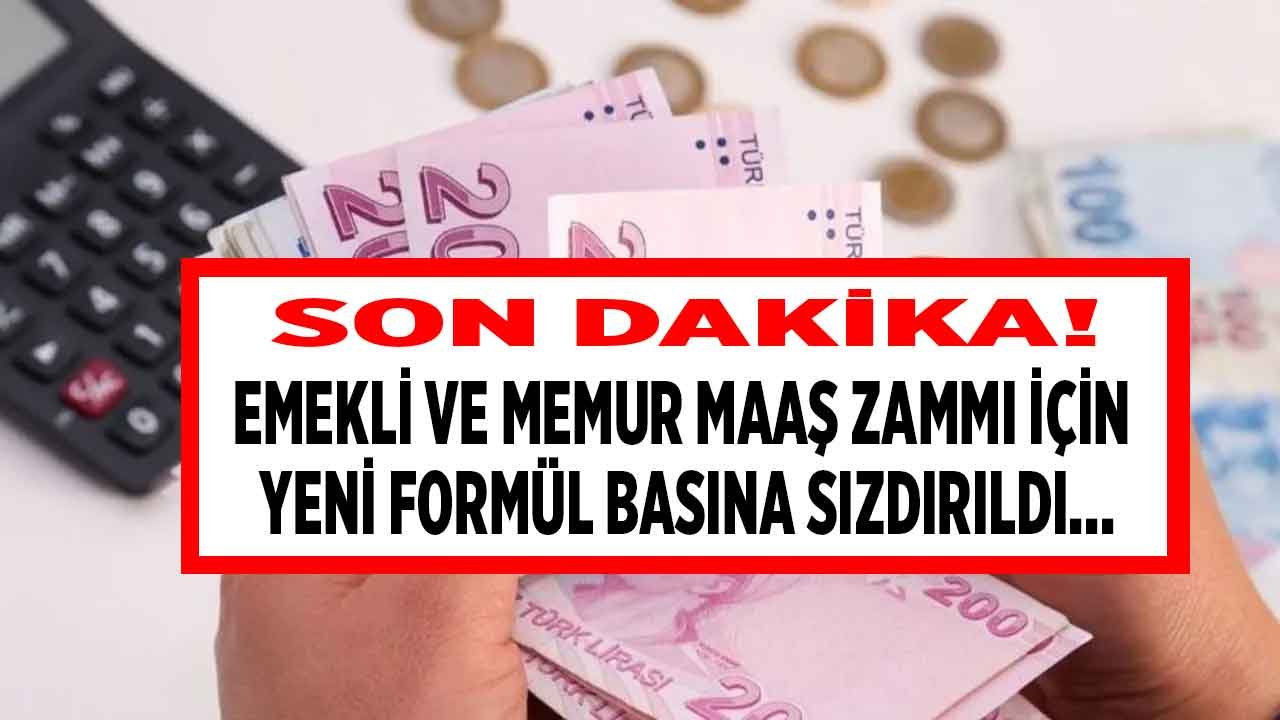 Emekli ve Memur Maaş Zammı 2022 Son Dakika: Ek Zam İçin Yeni Formül Basına Sızdırıldı!