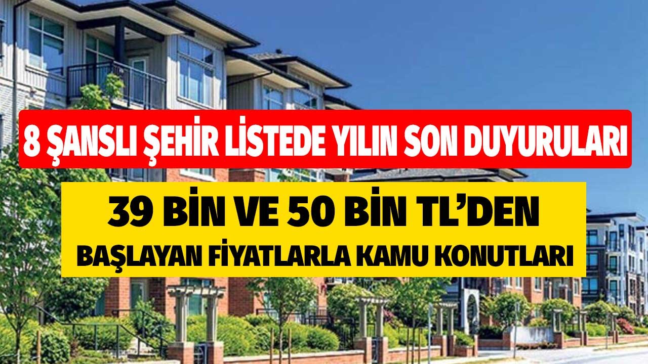 Ankara, İstanbul, Konya, Trabzon ve 8 Şanlı Şehir Listede! Hiçbir Yerde Olmayan Fiyatlarla Milli Emlak Kamu Konutları