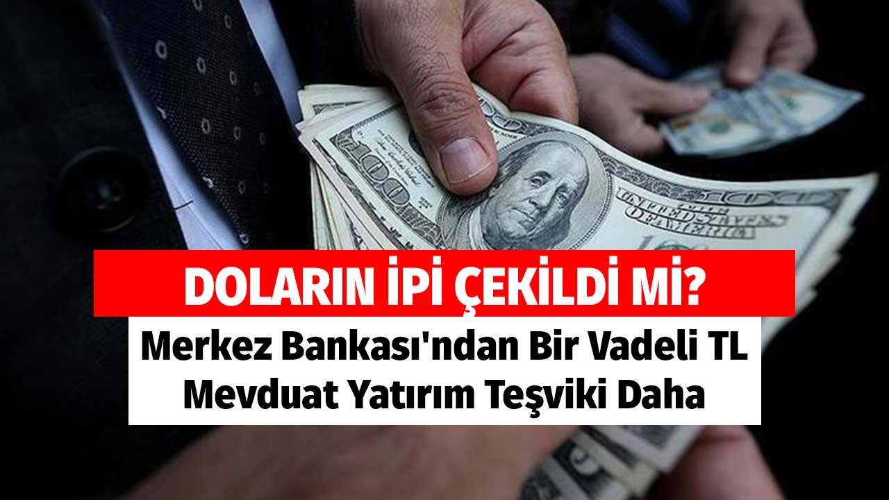 Doların İpi Çekildi Mi? Merkez Bankası'ndan Bir Vadeli TL Mevduat Yatırım Teşviki Daha