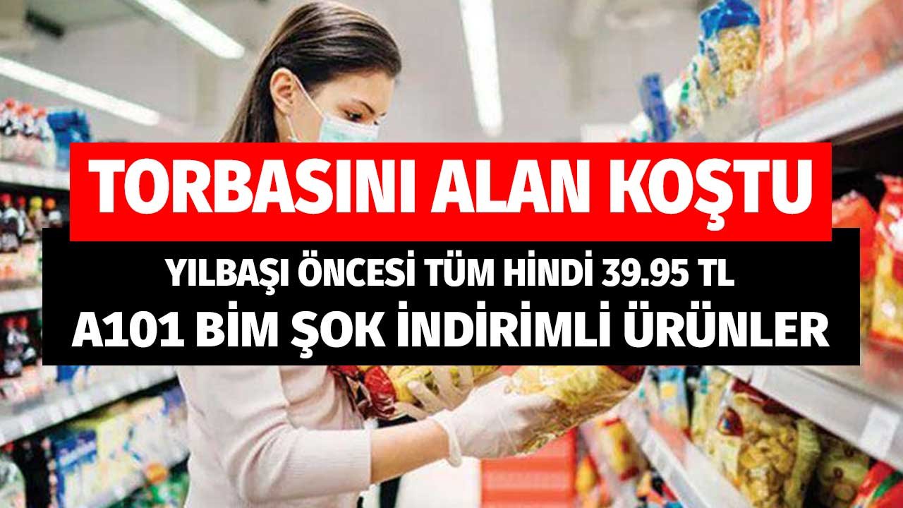 Torbasını Alan Koştu Tüm Hindi 39.95 TL'ye Raflarda! BİM ŞOK A101 Yılbaşı Öncesi İndirimler