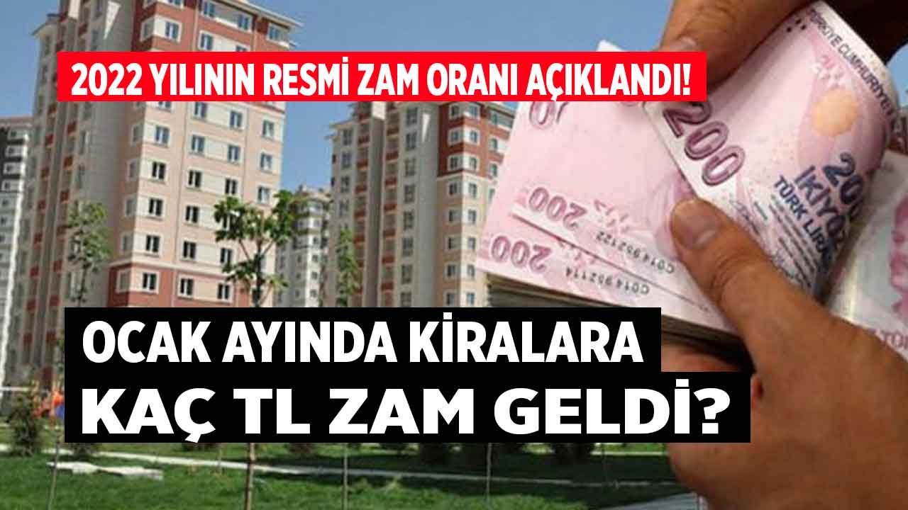 2022 Yılının Resmi Kira Artışı Zam Oranı, TÜİK TEFE TÜFE Ocak Ayı Kira Zammı Açıklandı! Kiralara Kaç TL Zam Geldi?