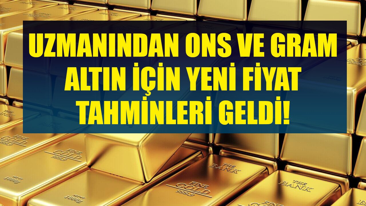 Belirsizlik Satışları Başladı Pozisyon Alın Uyarısı Yapan Tunç Şatıroğlu'ndan Ons Ve Gram Altın Fiyat Tahmini