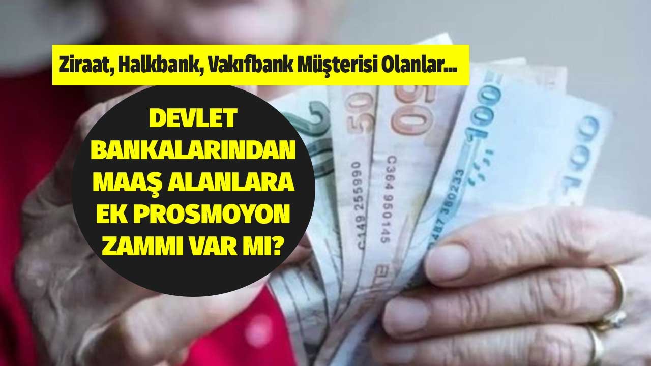 Devlet Bankalarından Maaş Alanlara Promosyon Zammı Var Mı? Ziraat, Halkbank, Vakıfbank Müşterisi Olanlar...