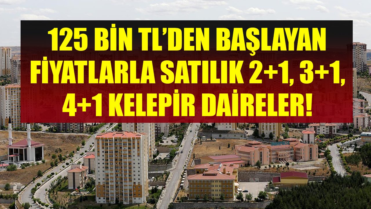 125.000 TL'den Başlayan Fiyatlarla 2+1, 3+1 ve 4+1 Manzaralı, Ara Kat Kelepir Daireler!