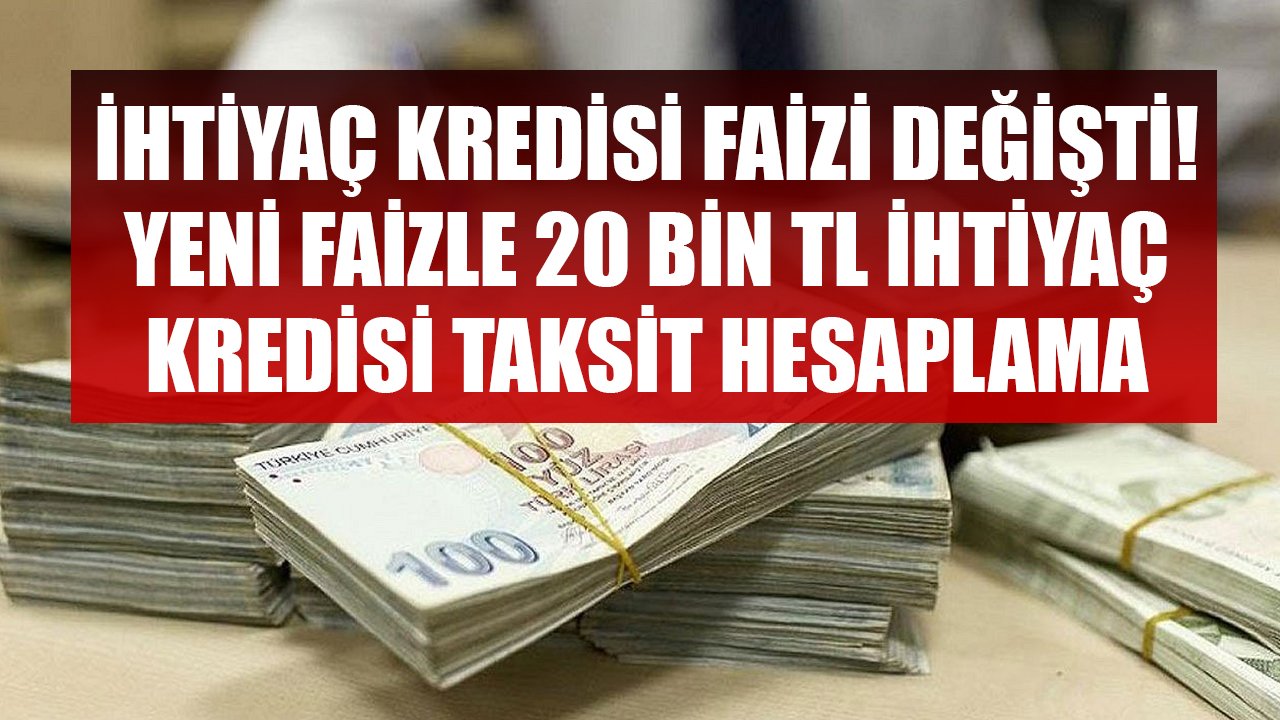 QNB Finansbank İhtiyaç Kredisi Faizini Değiştirdi! Yeni Faizle 20 Bin TL Kredi Hesaplama!