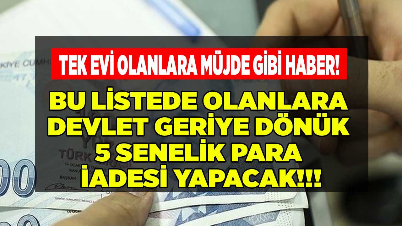 Bu Listedeyseniz Tek Bir Dilekçe İle Emlak Vergisi Ödemeyecekseniz, Geriye Dönük Ödeğiniz Para Varsa Geri Alacaksınız!