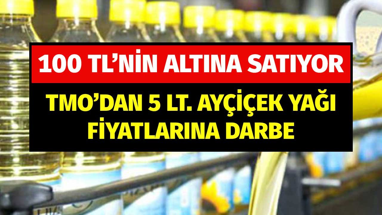100 TL'nin Altına Satıyor! Toprak Mahsulleri Ofisi'nden 5 LT Ayçiçek Yağı Fiyatlarına Darbe
