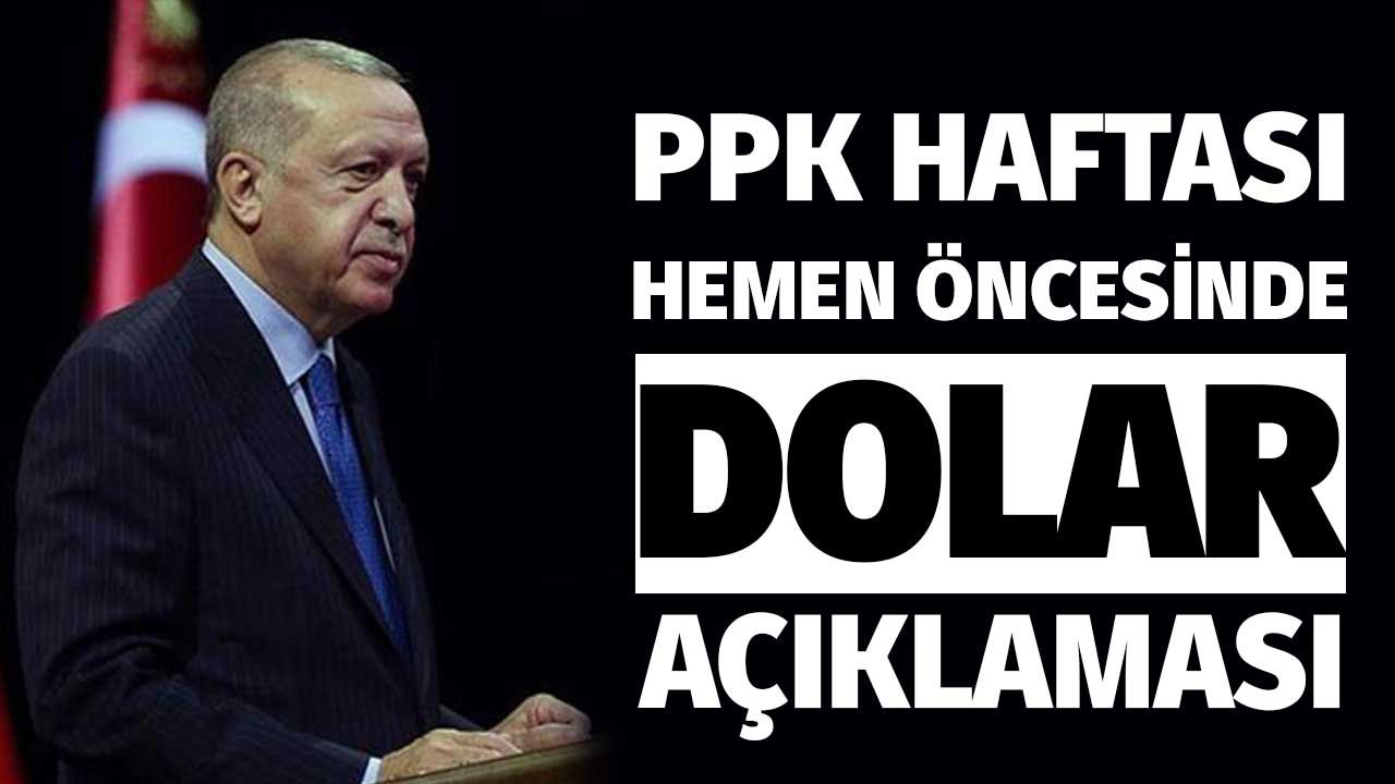 PPK Haftası Öncesinde Cumhurbaşkanı Erdoğan'dan Dolar Kuru Açıklaması