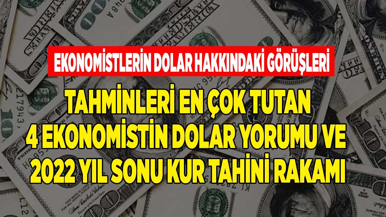 En Çok Takip Edilen Ekonomistlerin Dolar Yorumları: Selçuk Geçer, İslam Memiş, Remzi Özdemir, Tunç Şatıroğlu Son Yorumu