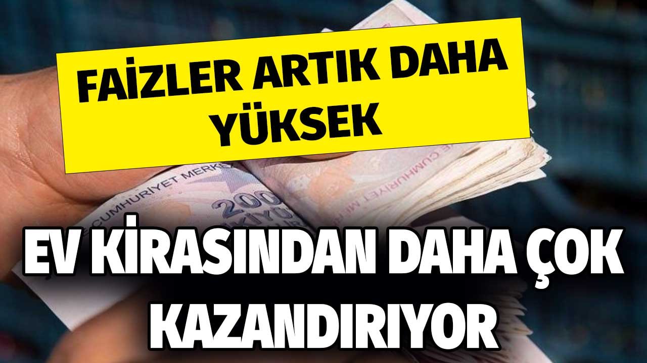 300 Bin TL'lik Dairenin Kira Getirisi 100 Bin TL Vadeli Mevduat Faiziyle 32 Günde Veriyor