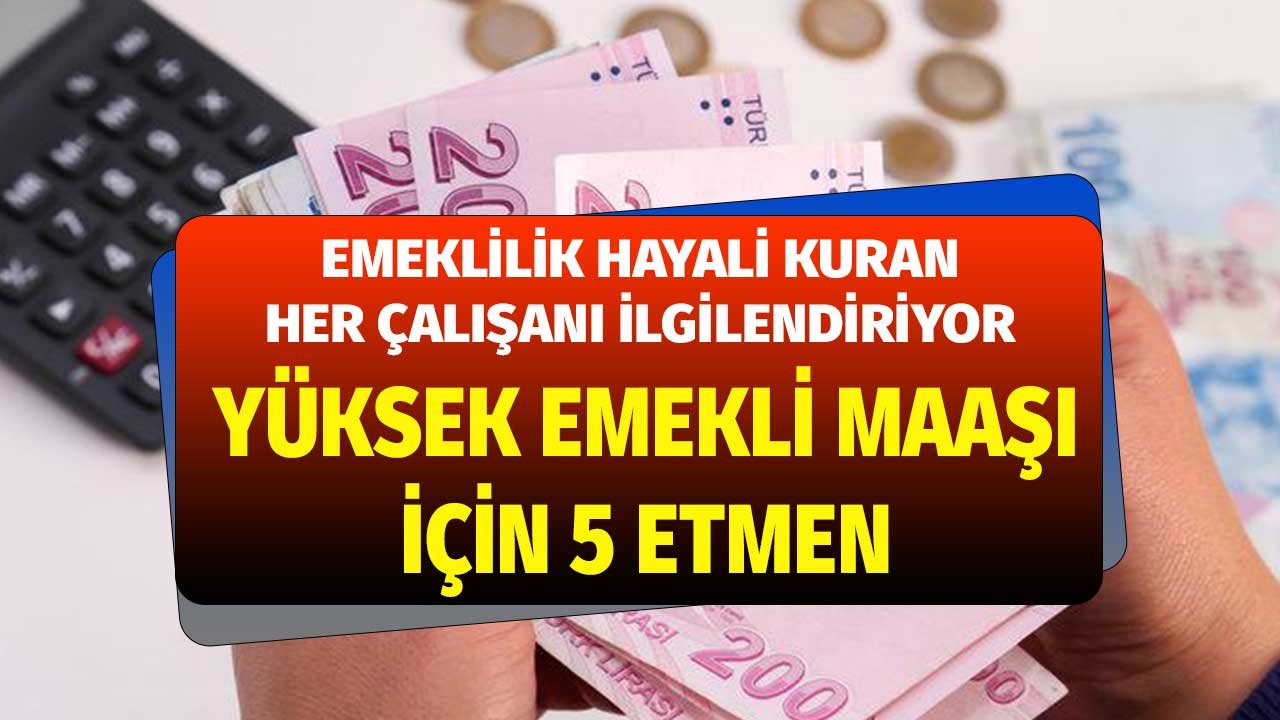 Emeklilik Hayali Kuran Her Çalışanı İlgilendiriyor! Yüksek Emekli Maaşı için Yapmanız Gerekenler
