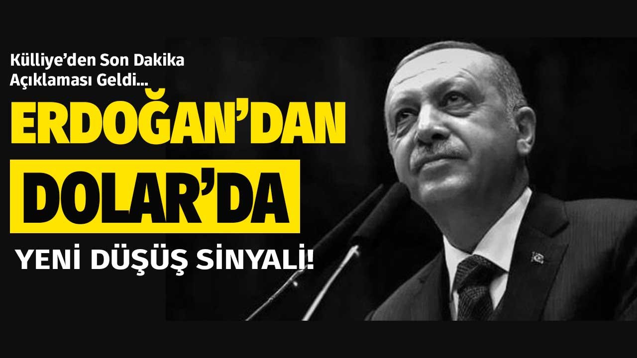 Cumhurbaşkanı Erdoğan'dan Dolar Kurunda Yeni Düşüş Sinyali: Enflasyon ve Kurdaki Köpüğü Alacağız!