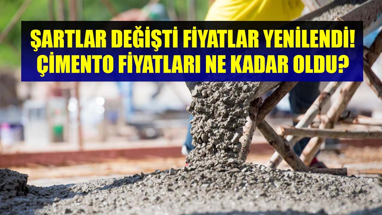 Şartlar Değişti Fiyatlar Yenilendi! Çimento Fiyatları Ne Kadar Oldu, 1 Torba Çimento Kaç TL?