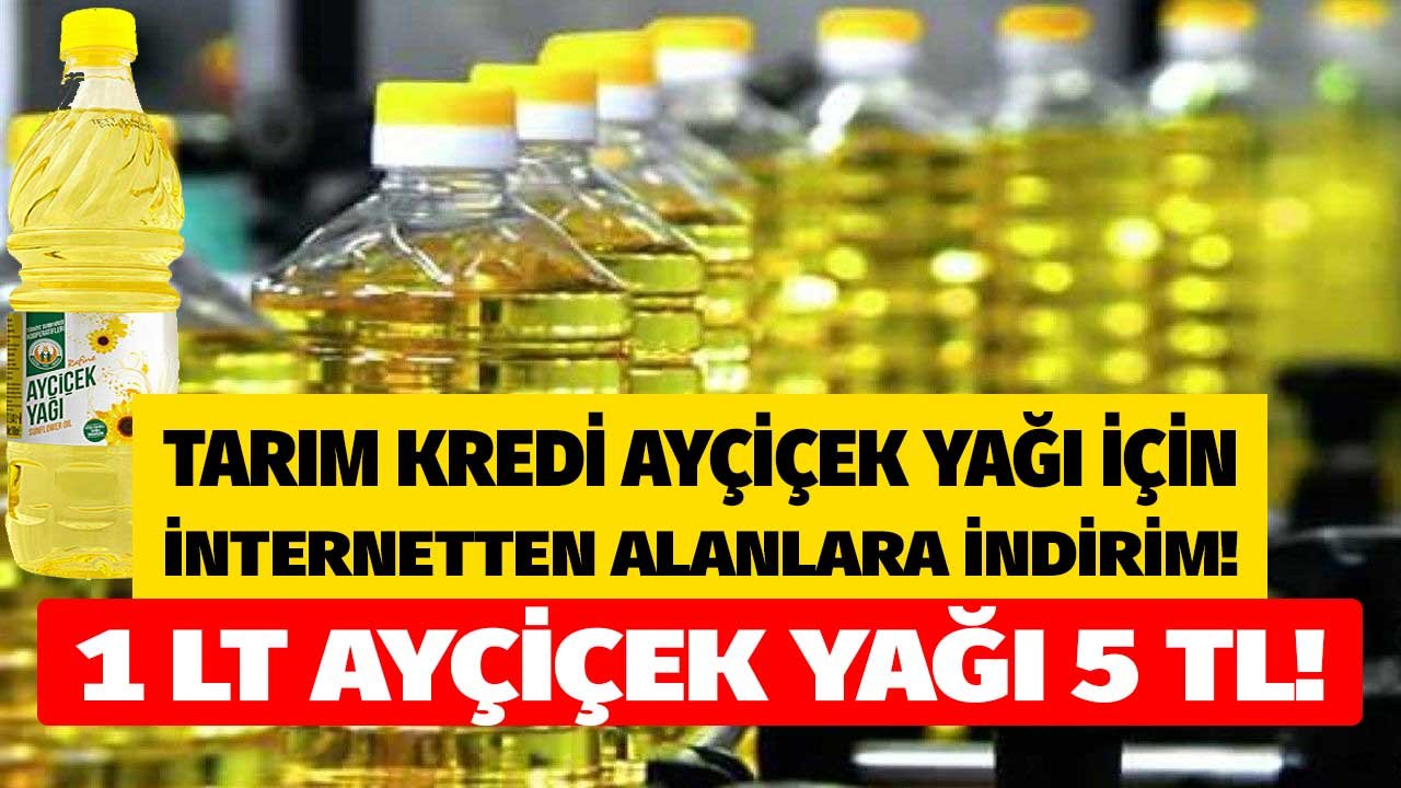 Cimri Market'ten Dev Kampanya: İnternetten Alana 1 LT Tarım Kredi Birlik Ayçiçek Yağı Fiyatı 5 TL Oldu!