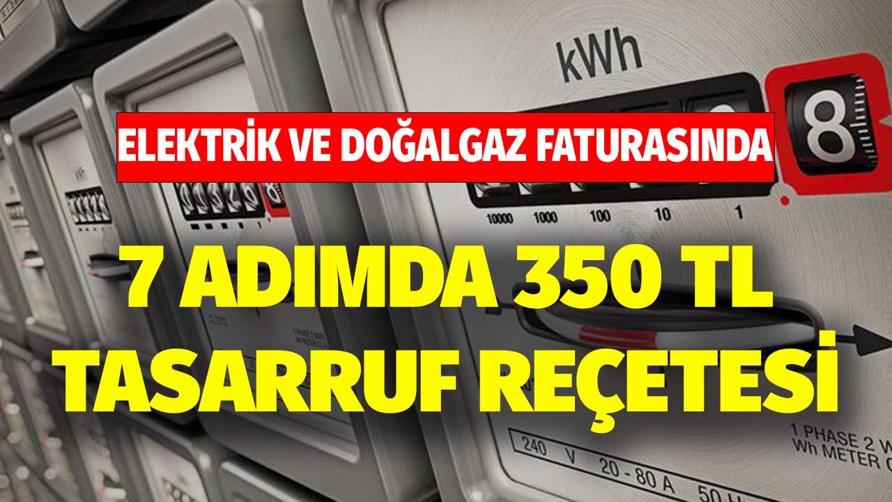Kara Kışa Teslim Olmayın! Elektrik ve Doğalgaz Faturalarında 7 Adımda 350 Lira Tasarruf Reçetesi