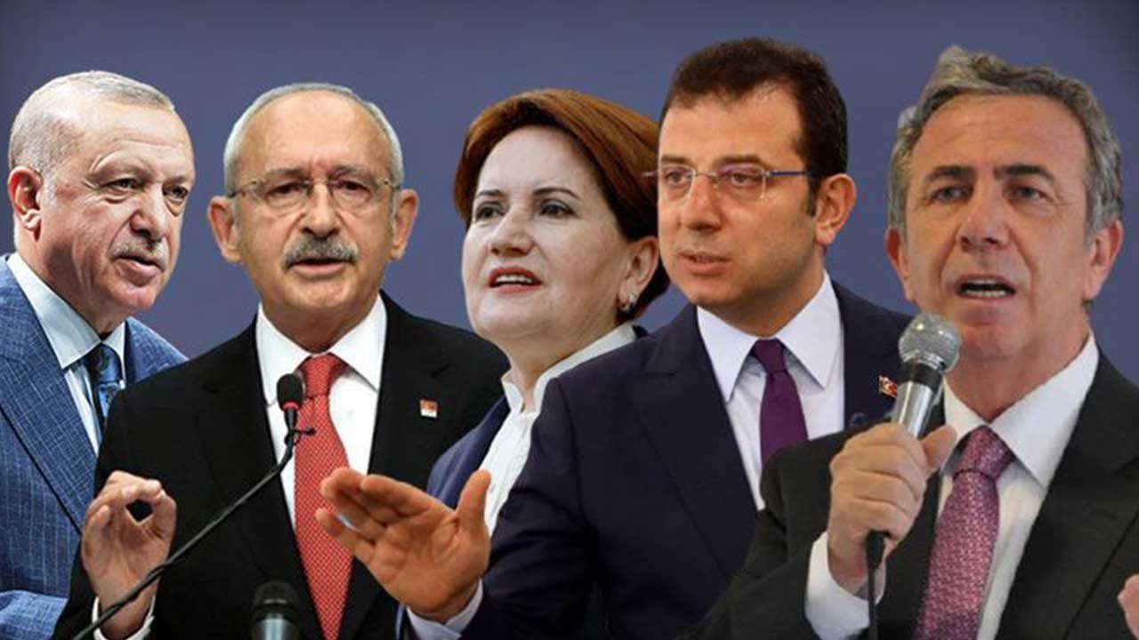 Erdoğan'a Karşı Kim Önde Kim Geride! Kılıçdaroğlu, Akşener, İmamoğlu, Yavaş