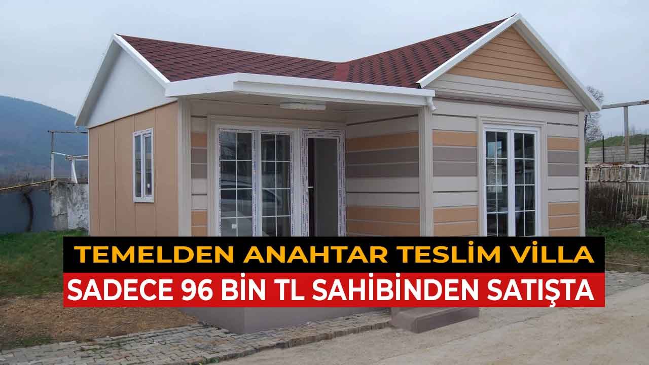 96 Bin Liraya Temelden Anahtar Teslimi Prefabrik Villa Yapımı!