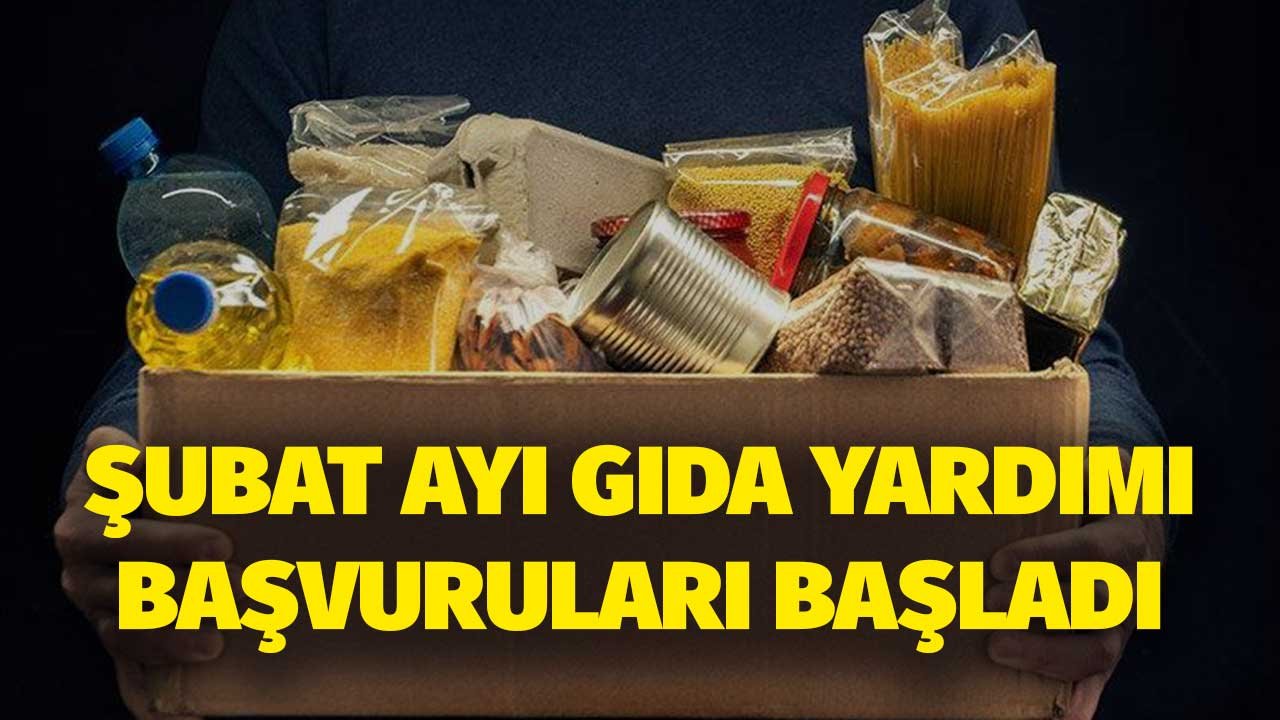 Şubat 2022 Gıda Erzak Yardımı Başvuruları Başladı