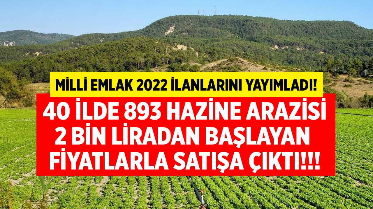 Emlak Vergisinde 5 Yıllık Muafiyet, Sıfır Tapu Harcı, KDV! Milli Emlak 40 İlde Satılık Hazine Arazileri, Arsa Satışları