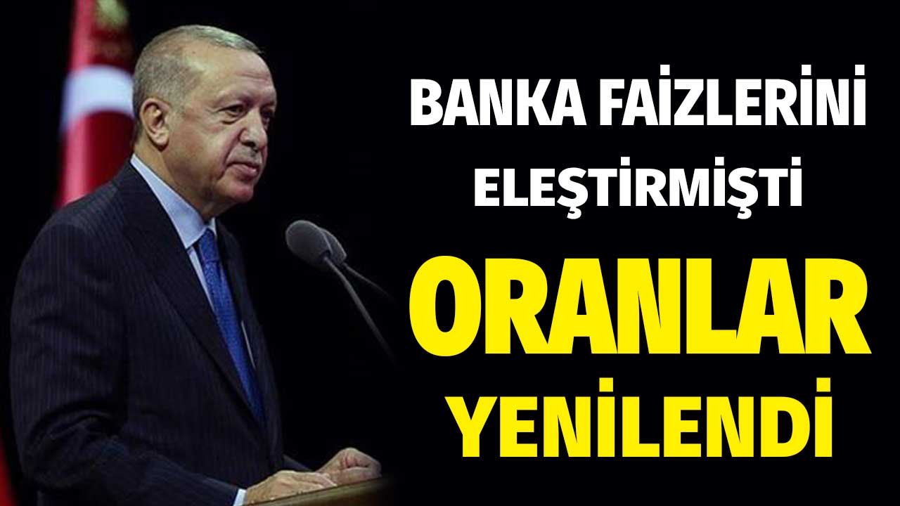 Cumhurbaşkanı Erdoğan'ın Eleştirisi Sonrası Konut Kredisi Faizleri! 120 Ay Vadeli Yeni Ödeme Planları