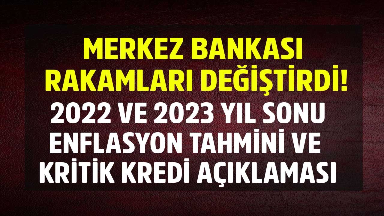 Kavcıoğlu Açıkladı: Merkez Bankası 2022 - 2023 Brent Petrol ve Enflasyon Tahmini Rakamları Değişti