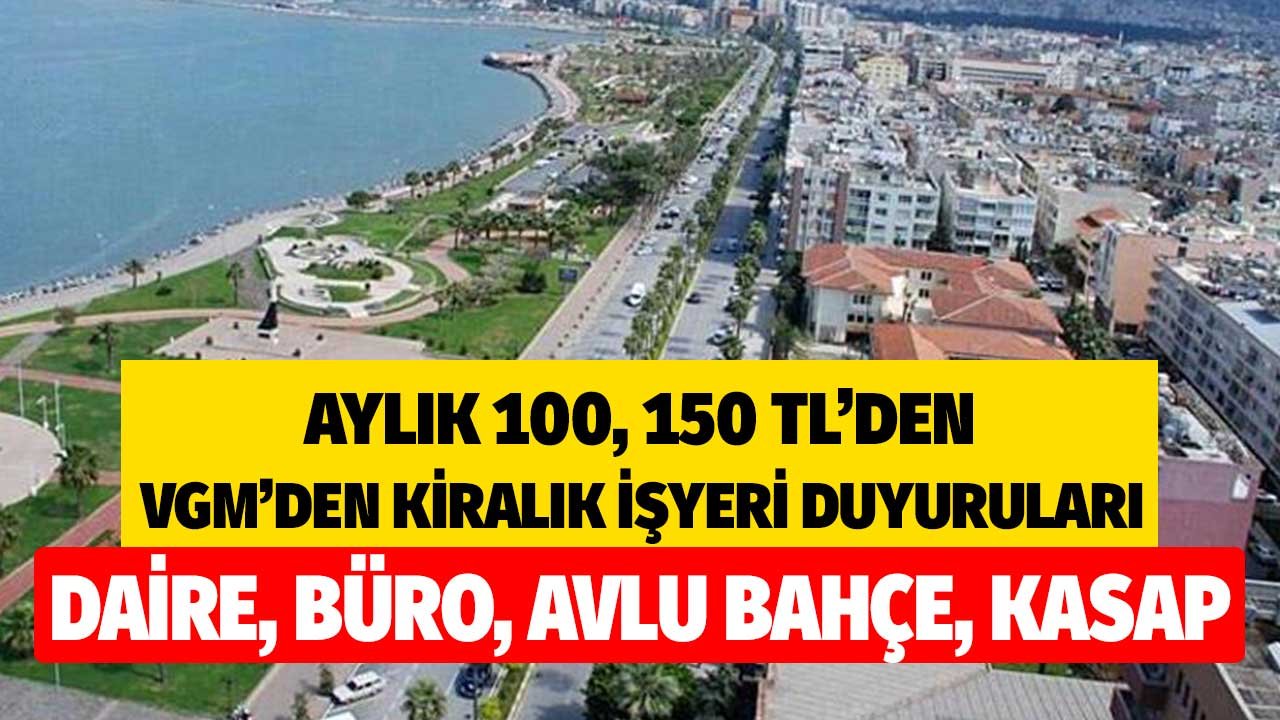 Daire, Kasap, Fırın, Bahçe Avlu! Aylık 100 150 TL'ye Vakıflar Genel Müdürlüğü'nden Kiralık Gayrimenkuller