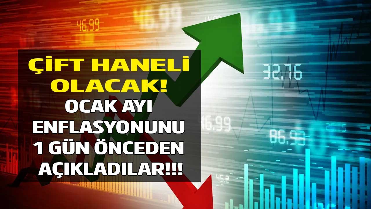 Beklenen TÜİK Ocak Ayı Enflasyonu Rakamını 1 Gün Önceden Açıkladılar: Çift Haneli Enflasyon Sürecek