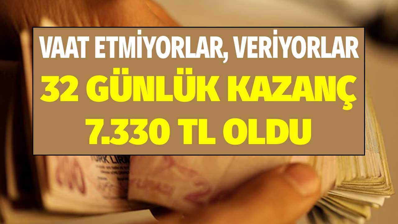 Bankalardan Sıkı Yarış! Vaat Etmiyorlar Veriyorlar 32 Günde 7.330 TL Kazanç