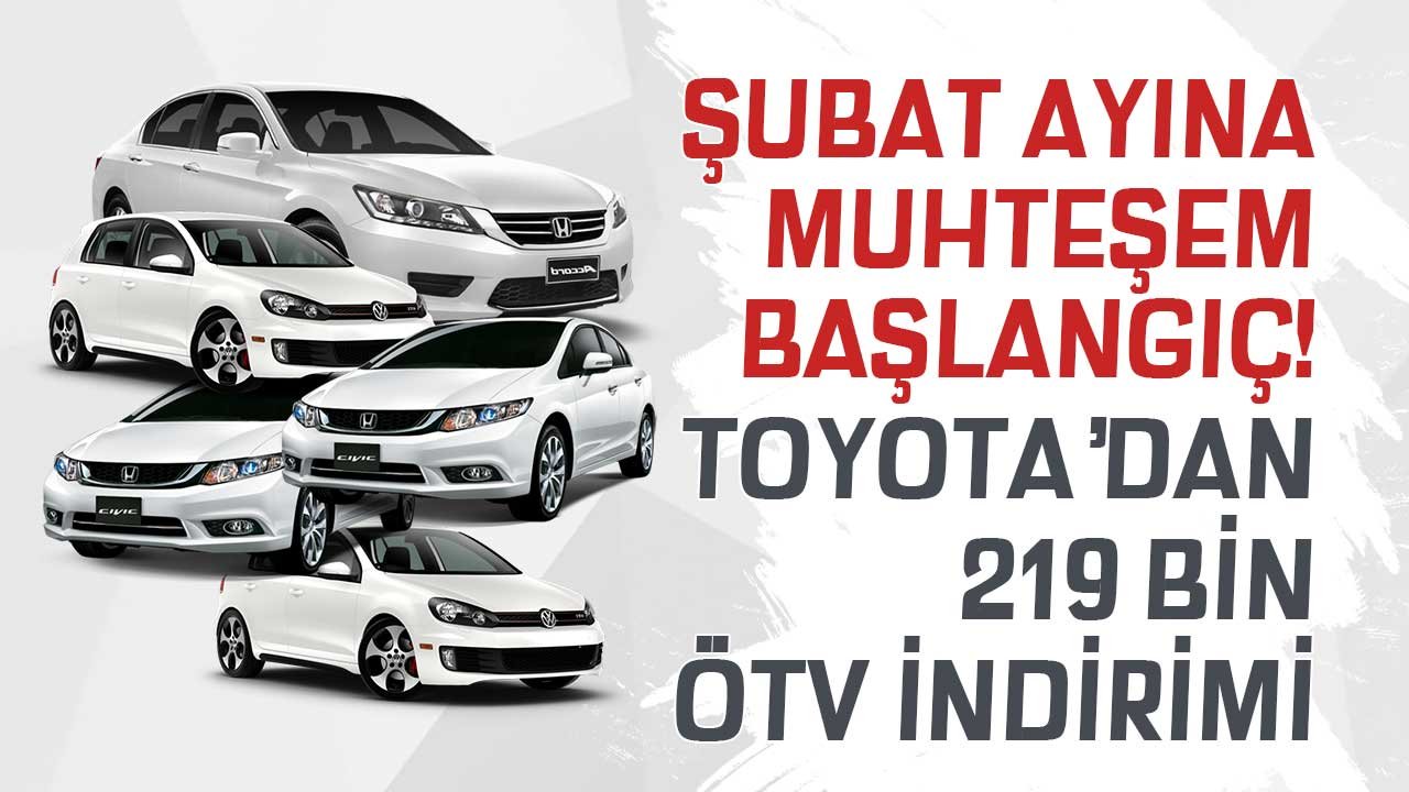 Toyota Corolla ÖTV siz Şubat 2022 Fiyat Listesi! ÖTV Teşvikli Fiyatlara 219 Bin Liralık Muhteşem İndirim Müjdesi