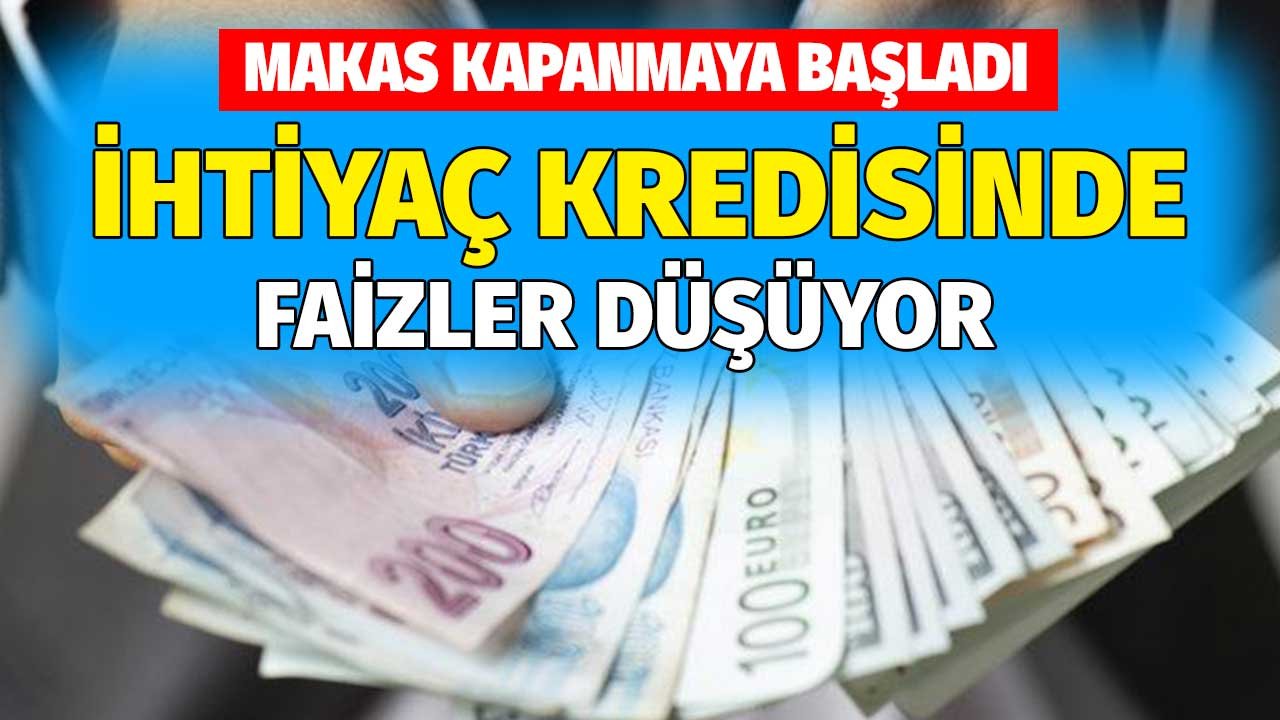 İhtiyaç Kredisi Faizlerinde Makas Kapanıyor! Kampanyalı Kredililerde Düşük Faizler Açıklanmaya Başladı