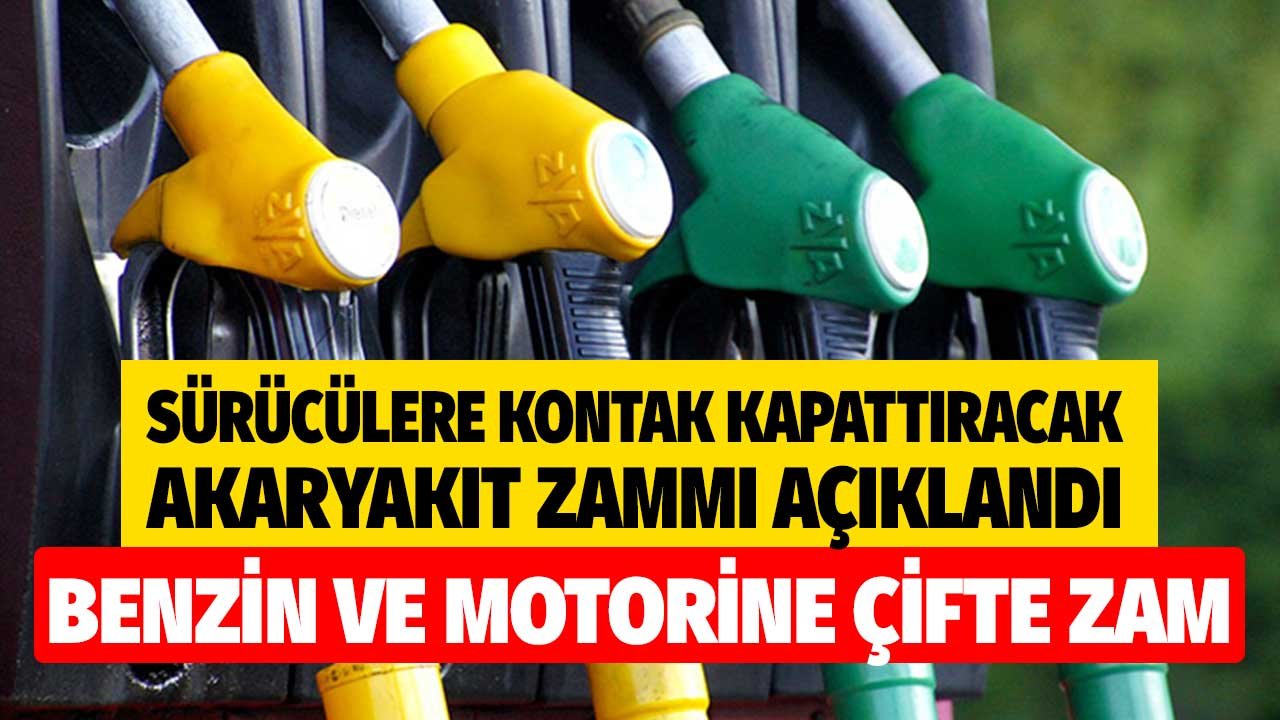 Sürücülere Kontak Kapattıracak Çifte Zam Pompaya Yansıyacak! Akaryakıt Fiyatlarına Motorin ve Benzine Zam Beklentisi