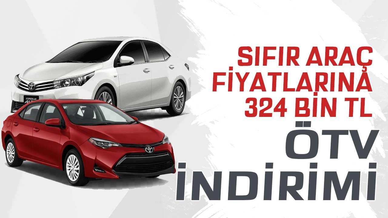 Sıfır Araç Fiyatına 324 Bin TL ÖTV İndirimi! Toyota Corolla, Yaris, Rav4, Camry Hybrid Fiyat Listesi Şubat 2022