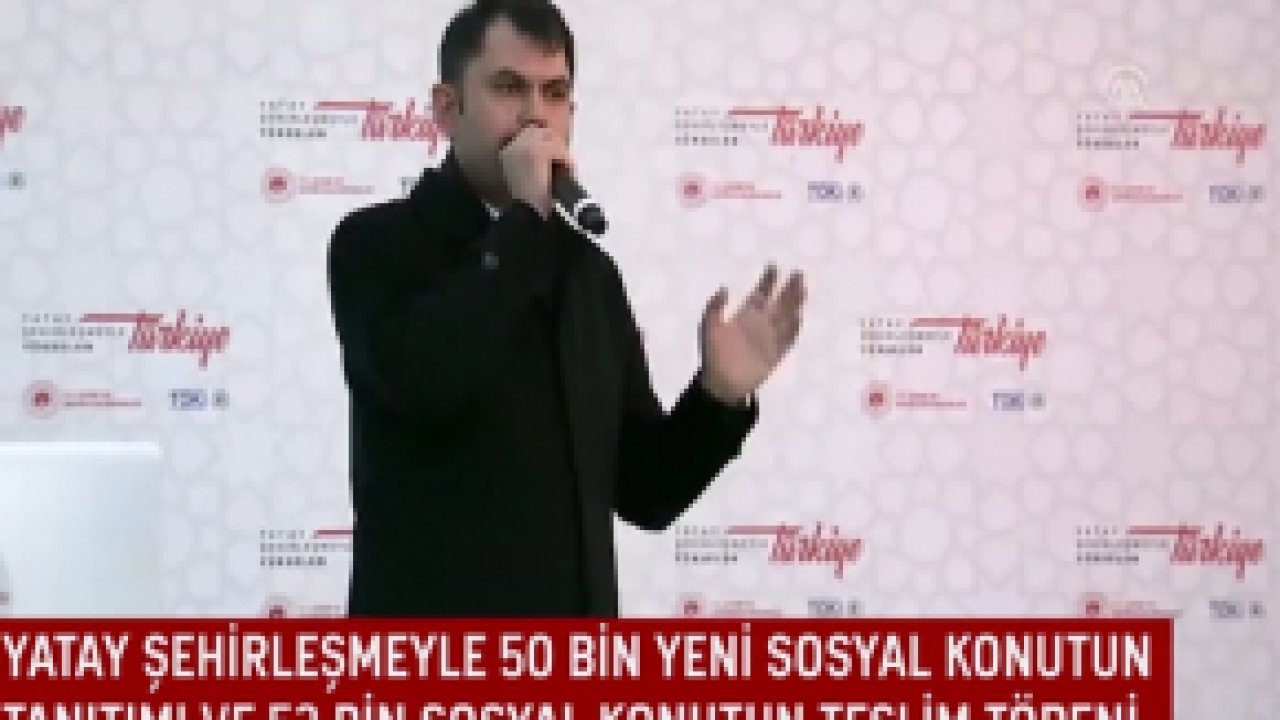 Bakan Murat Kurum'dan 50 Bin Sosyal Konut Açıklaması!