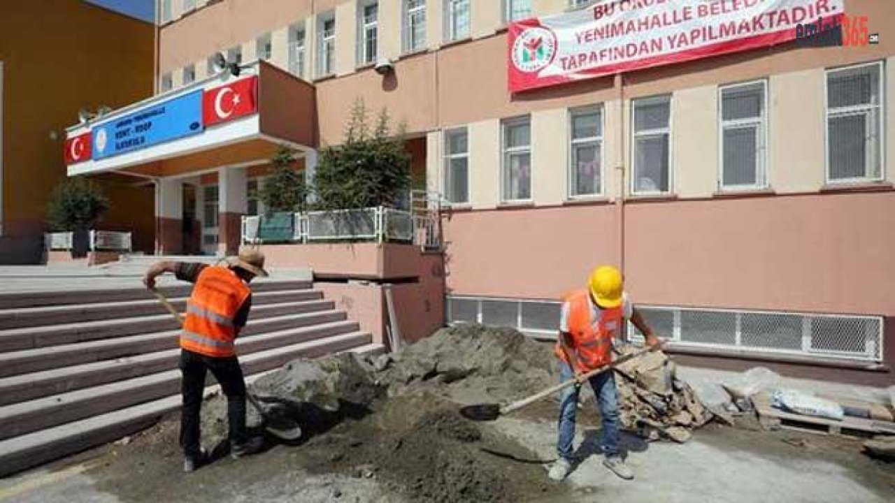 Ankara'da Yenimahalle Belediyesi 82 Okulu Yeniledi!