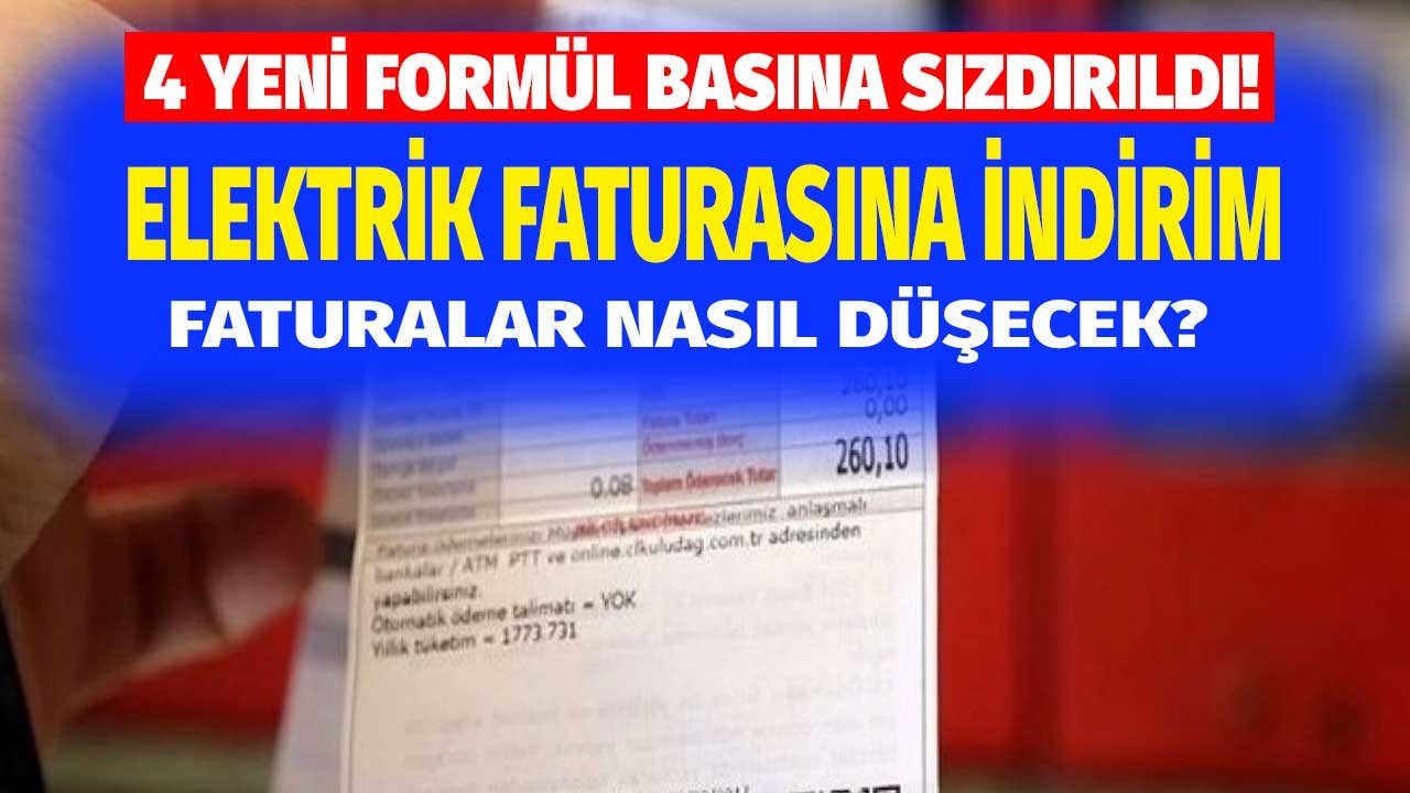 İşyeri ve Konut İçin Yeni Düzenleme: AK Parti'nin Yeni Elektrik Faturası İndirim Formülü Kulislere Sızdırıldı!